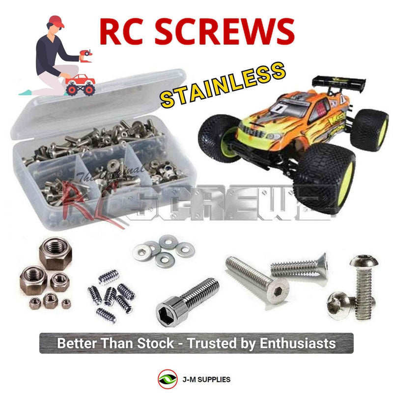 J-M SUPPLIES - RCScrewZ Stainless Screw Kit los026 for Team Losi Muggy RTR/Pro 1/8 Nitro 4WD MT (LOSB0018) | SET - 