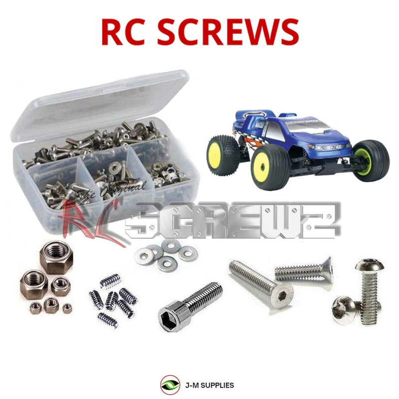J-M SUPPLIES - RCScrewZ Stainless Screw Kit los030 for Losi Micro-T, 1/36, Truck (Rel. 2007) (#LOSB0230T1/T2) | PRO - 