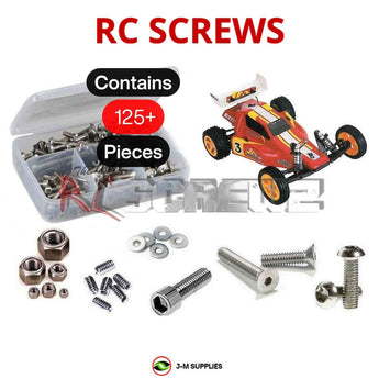 J-M SUPPLIES - RCScrewZ Metric Stainless Screw Kit los050m for Losi JRX2/Pro 1/10 Vintage LOSA0001 1988 Model | RCX - 