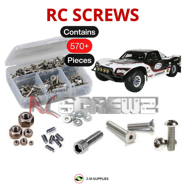 J-M SUPPLIES RC Parts Store - RCScrewZ Stainless Screw Kit los065 for Losi 5ive-T 1/5 4WD Short Course Truck (#LOSB0019/24) | PRO