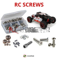J-M SUPPLIES - RCScrewZ Stainless Screw Kit los071 for Losi Desert Buggy XL 1/5 RTR LOS05001 RC Car | PRO - 