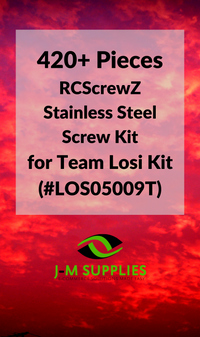 Socket, Button, Flat Head, Set Screws for RCScrewZ Stainless Screw Kit los088 for Losi 1/5 Monster Truck MT XL LOS09005T RC Car | RCX - by J-M SUPPLIES