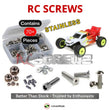 J-M SUPPLIES - RCScrewZ Stainless Screw Kit los113 for Losi Mini-T 2.0 1/18th 2WD (LOS01015/17) Stadium Truck | SET - 