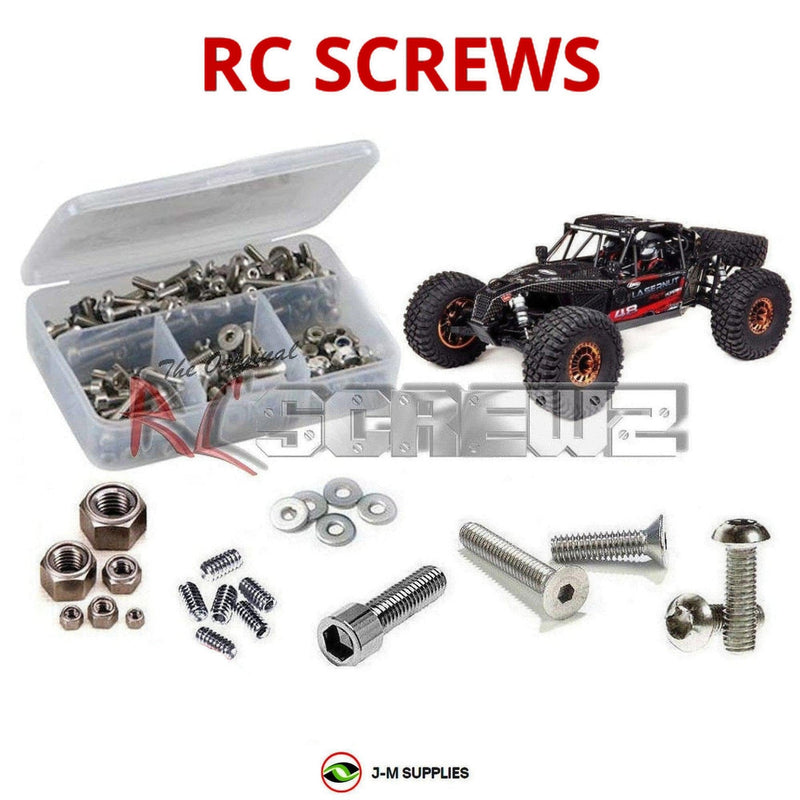 J-M SUPPLIES - RCScrewZ Stainless Screw Kit los120 for Losi Lasernut U4 2.2 1/10 4WD Rock Racer (#LOS03028) | PRO - 