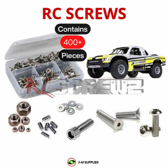 J-M SUPPLIES RC Parts Store - RCScrewZ Stainless Steel Screw Kit los123 for Losi Super Baja Rey SBR 2.0 8S RTR 1/6 Electric 4WD Brushless Desert Truck (LOS05021, LOS05021T1, LOS05021T2) | SET