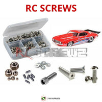J-M SUPPLIES - RCScrewZ Stainless Screw Kit los129 for Losi 1969 Camaro 22S 2WD Drag Car (LOS03035) | UPG - 