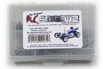 J-M SUPPLIES - RCScrewZ Stainless Screw Kit los131 for Losi JRX2 Mini 1/16 2WD #los01020 RC Car | SET - 