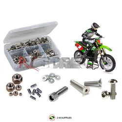 J-M SUPPLIES - RCScrewZ Stainless Screw Kit los141 for Losi 1/4 Promoto-MX Motorcycle LOS06000 RC Car Complete Set - los141