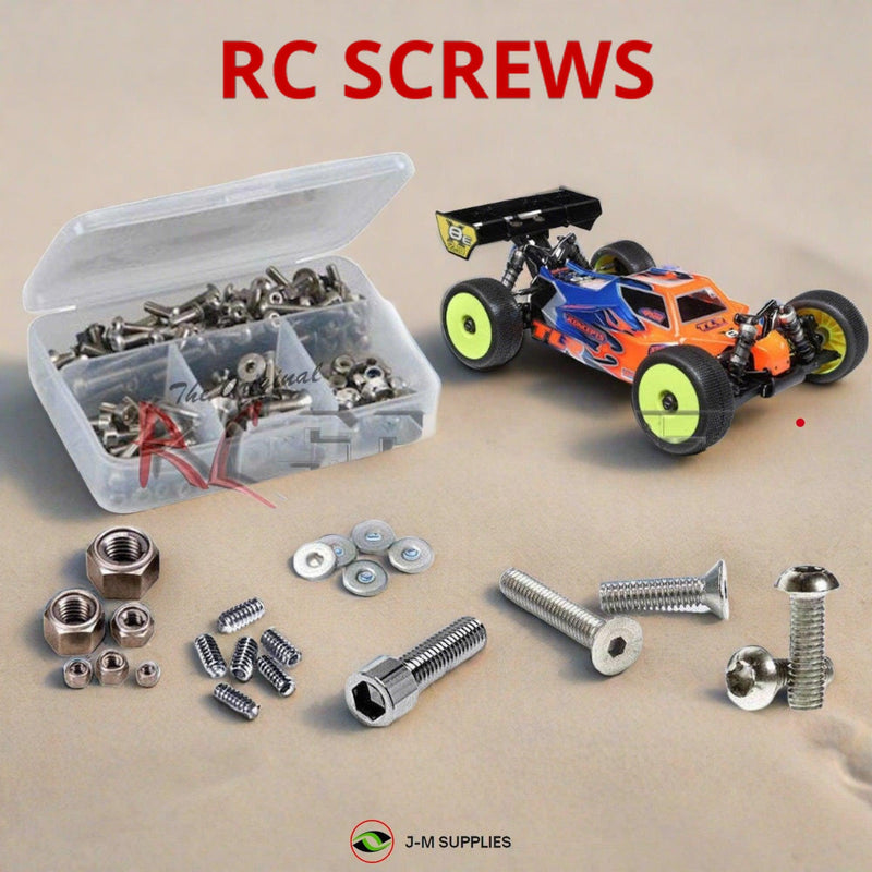 J-M SUPPLIES - RCScrewZ Stainless Screw Kit los143 for Team Losi 8IGHT-X/E 2.0 Combo 1/8 4X4 Buggy (TLR04012) | RCX - 