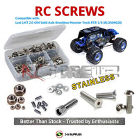 J-M SUPPLIES RC Parts Store - RCScrewZ Stainless Screw Kit los151 for Losi LMT 2.0 4X4 Solid Axle Brushless Monster Truck RTR 1/8 (#LOS04028) | UPG