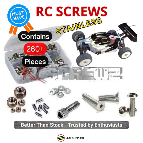 J-M SUPPLIES RC Parts Store - RCScrewZ Stainless Screw Kit ofn028 for Ofna Ultra LX Comp 1/8th Nitro Buggy RC Car | SET