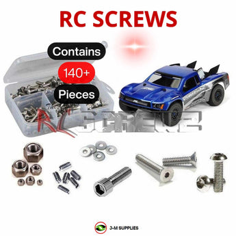 Representative image of an RCScrewZ stainless steel screw kit for ProLine PRO-2 1/10 Electric 2WD Short Course Truck (400100); exact kit contents vary by RC model.