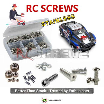 J-M SUPPLIES - RCScrewZ Stainless Screw Kit rcr010 for RedCat Racing Tremor 18e / Pro SC Truck | UPG - 