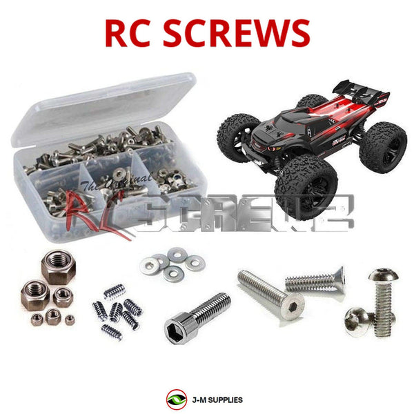J-M SUPPLIES RC Parts Store - RCScrewZ Stainless Screw Kit rcr061 for RedCat Racing TR-MT8e BE6S 1/8 4WD Monster Truck | UPG