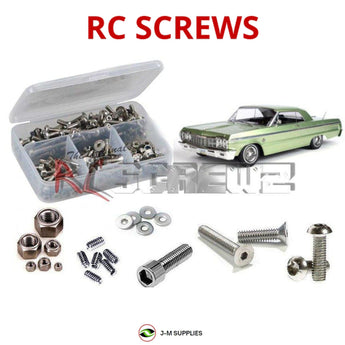 J-M SUPPLIES RC Parts Store - RCScrewZ Stainless Screw Kit rer076 for RedCat SixtyFour Impala Hopping Lowrider 1/10 1964 2WD | UPG