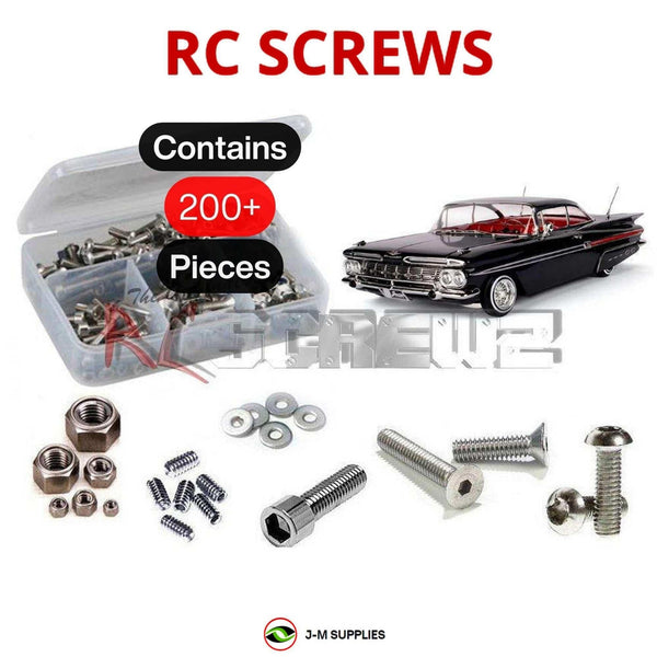 J-M SUPPLIES RC Parts Store - RCScrewZ Stainless Screw Kit rer077 for Redcat FiftyNine 1959 Impala 1/10 RTR Hopping Lowrider | SET