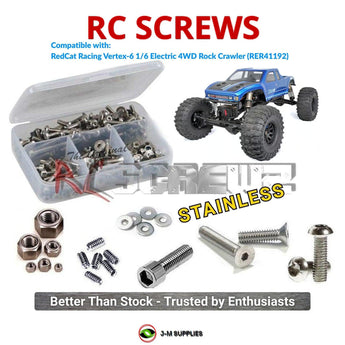 J-M SUPPLIES RC Parts Store - RCScrewZ Stainless Screw Kit rer084 for RedCat Racing Vertex-6 1/6 Electric 4WD Rock Crawler | PRO
