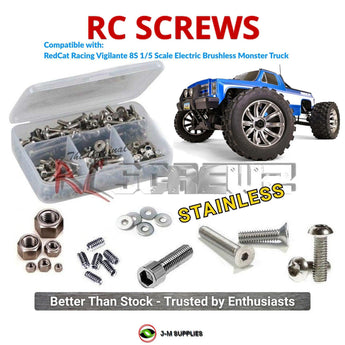 J-M SUPPLIES RC Parts Store - RCScrewZ Stainless Screw Kit rer086 for RedCat Racing Vigilante 8S 1/5 Scale Electric Brushless Monster Truck | PRO