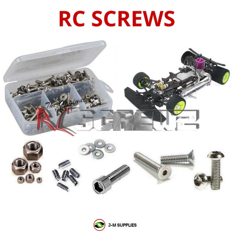 J-M SUPPLIES - RCScrewZ Stainless Screw Kit ser006 for Serpent Vector NT 2002 1/8 Nitro 4WD RC Car (909020) | PRO - 