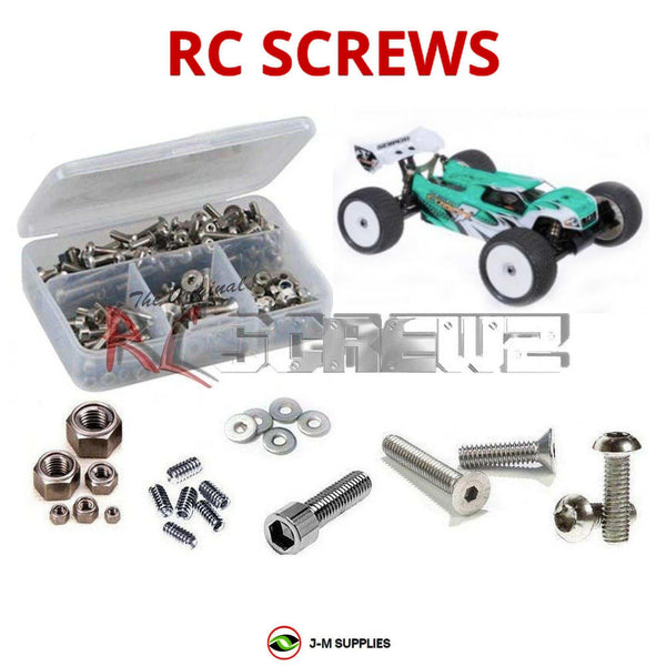 Representative image of an RCScrewZ stainless steel screw kit for Serpent Cobra Truggy E 1/8th Electric Truggy (#600039); exact kit contents vary by RC model.
