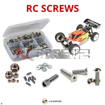 J-M SUPPLIES - RCScrewZ Stainless Screw Kit swz006 for SWorkZ S35-2E 1/8th Buggy #910024 RC Car | UPG - 