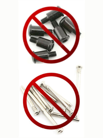 Representative image of an RCScrewZ stainless steel screw kit for Tamiya Super Champ 1/10 Electric 2WD Buggy (58034); exact kit contents vary by RC model.