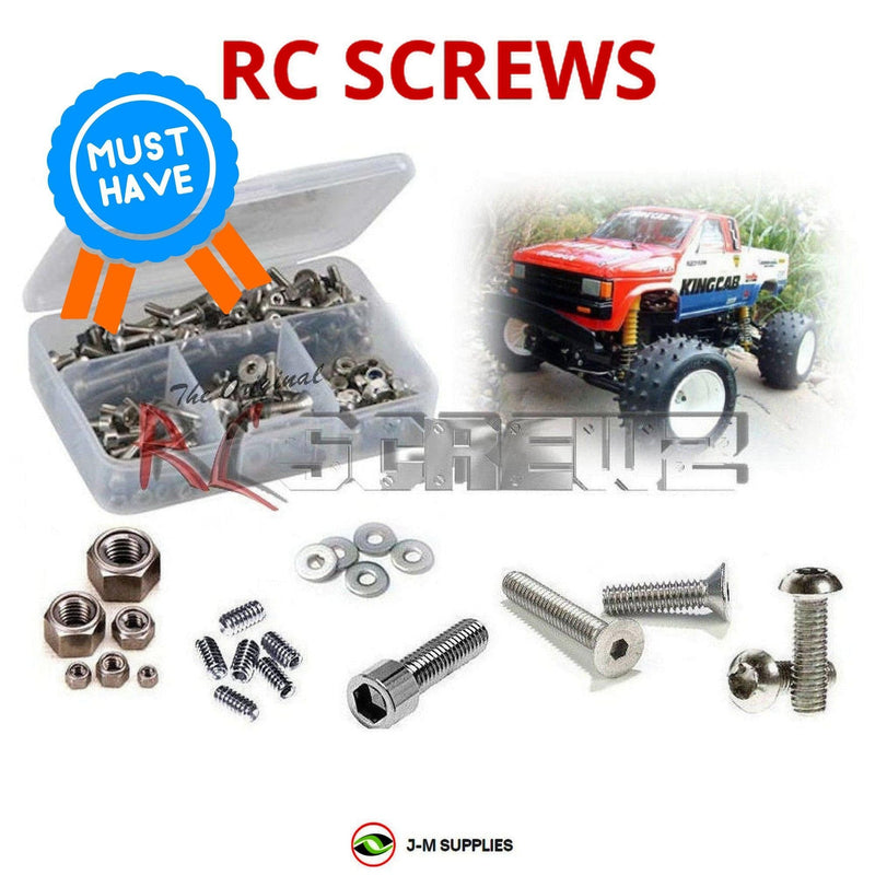 J-M SUPPLIES - RCScrewZ Stainless Screw Kit tam083 for Tamiya Nissan King Cab 1/10 #58081 RC Car | PRO - 