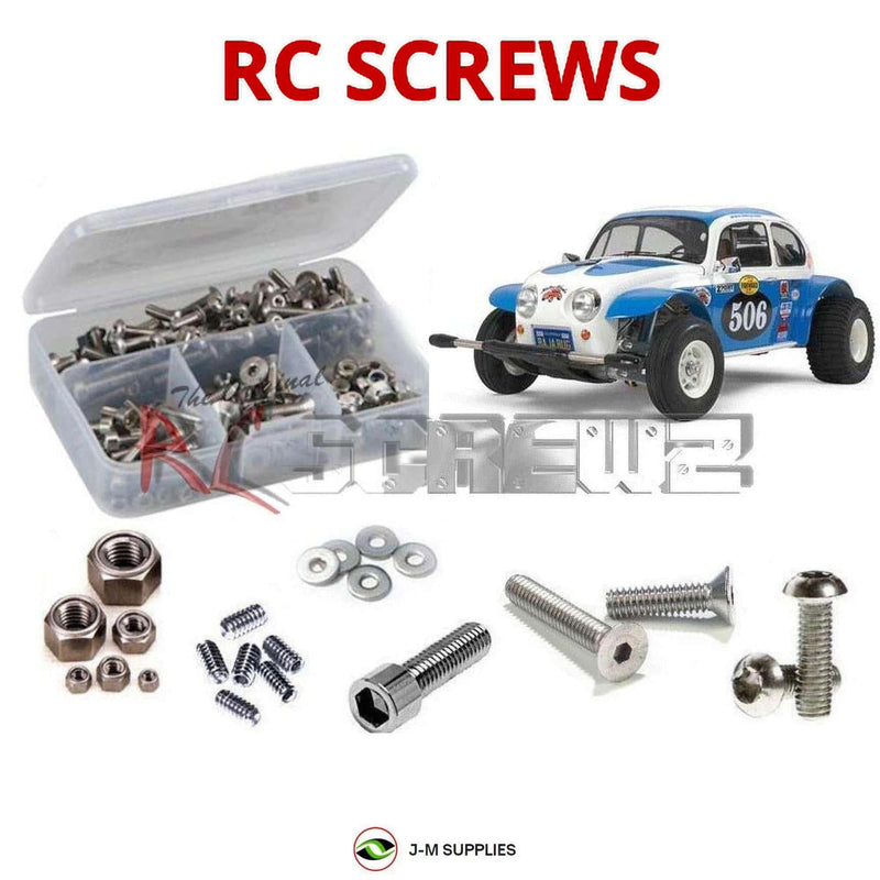 J-M SUPPLIES - RCScrewZ Stainless Screw Kit tam133 for Tamiya Sand Scorcher (2010) (#58452) Off-Road Racer | SET - 