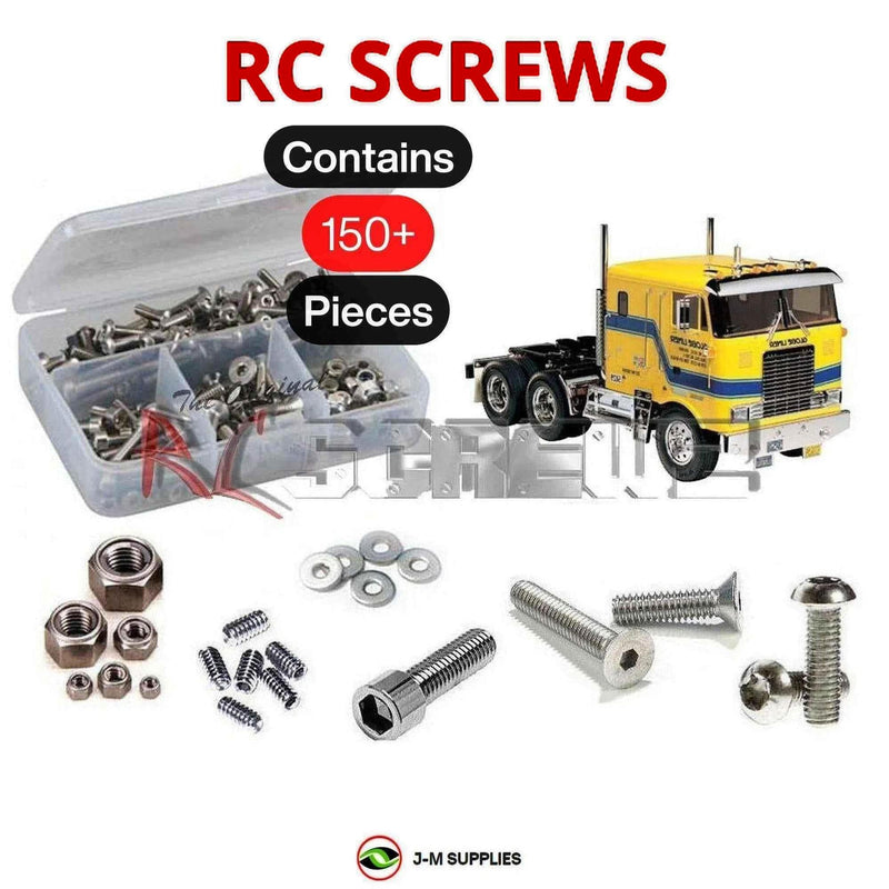 J-M SUPPLIES - RCScrewZ Stainless Screw Kit tam162 for Tamiya Globe Liner 1/14 Truck #56304 RC | SET - 