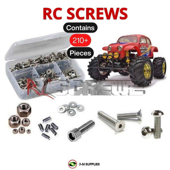 J-M SUPPLIES RC Parts Store - RCScrewZ Stainless Steel Screw Kit tam180 for Tamiya Monster Beetle 2015 1/10 Electric 2WD Off-Road Monster Truck (#58618) | UPG