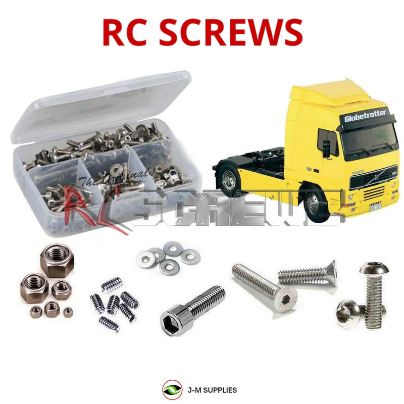 J-M SUPPLIES - RCScrewZ Stainless Screw Kit tam194 for Tamiya Volvo FH12 Globe 420 #56312 RC Car | SET - 