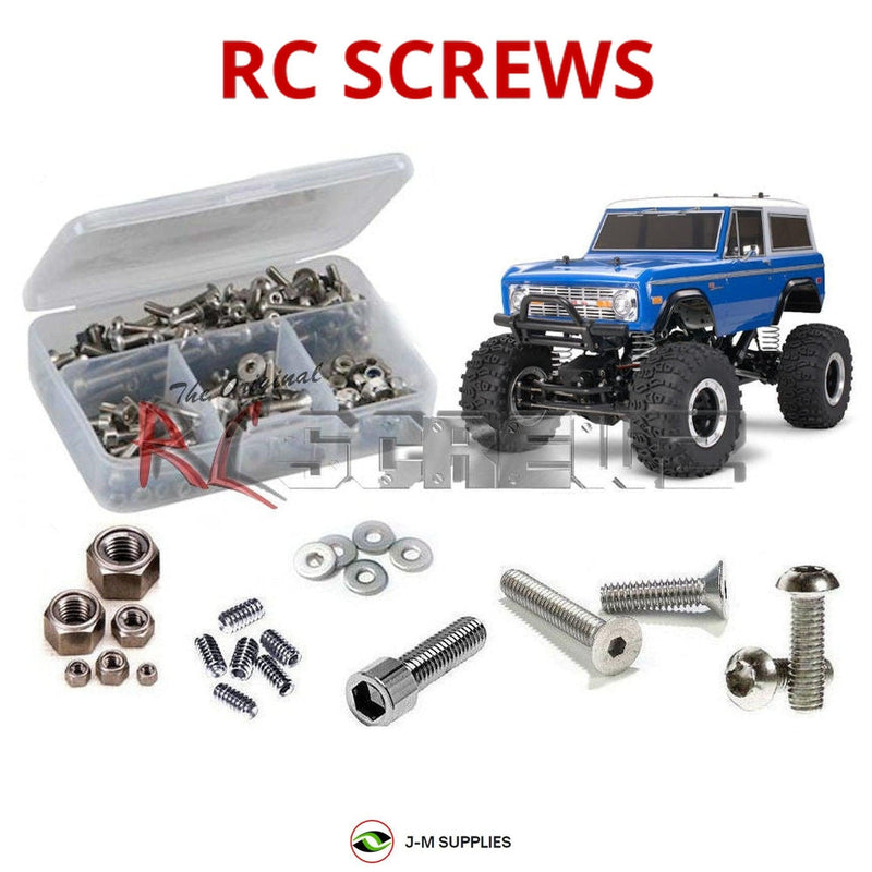 J-M SUPPLIES - RCScrewZ Stainless Screw Kit tam253 for Tamiya 1973 Bronco CR-01, 1/10 Rock Crawler (#58436) | UPG - 