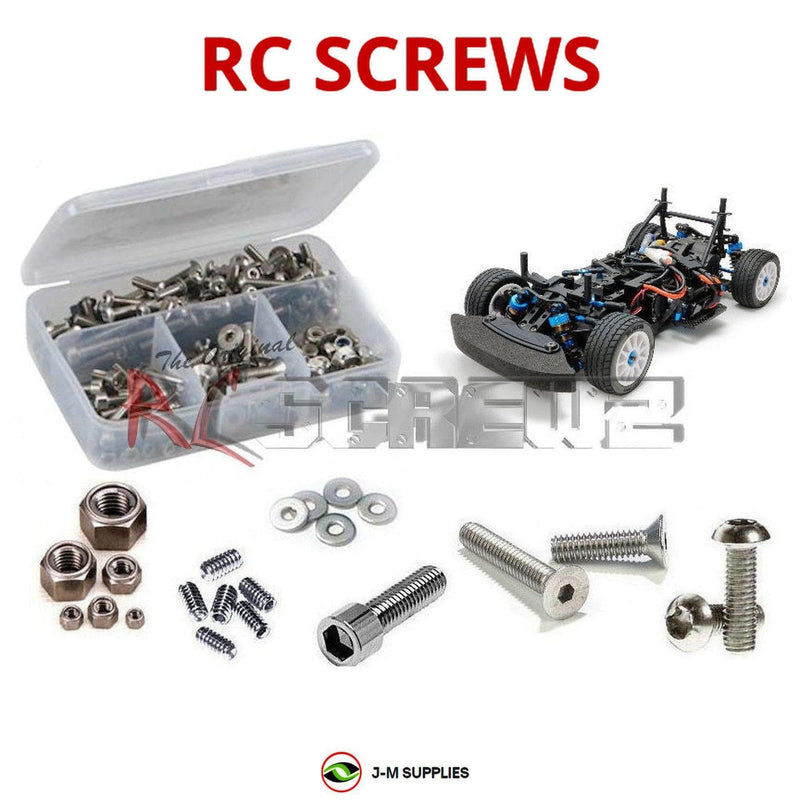 J-M SUPPLIES - RCScrewZ Stainless Screw Kit tam254 for Tamiya M-08 Concepts (#58669) and M-08R (#47480) | SET - 