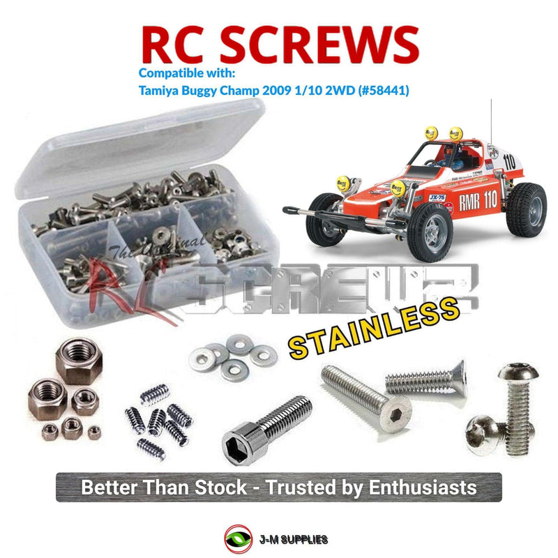 J-M SUPPLIES RC Parts Store - RCScrewZ Stainless Screw Kit tam287 for Tamiya Buggy Champ 2009 1/10 Electric 2WD Buggy (#58441) | UPG