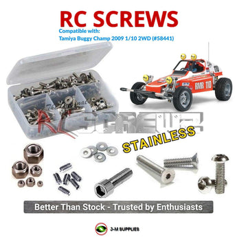 J-M SUPPLIES RC Parts Store - RCScrewZ Stainless Steel Screw Kit tam287 for Tamiya Buggy Champ 2009 1/10 Electric 2WD Off-Road Buggy (#58441) | UPG