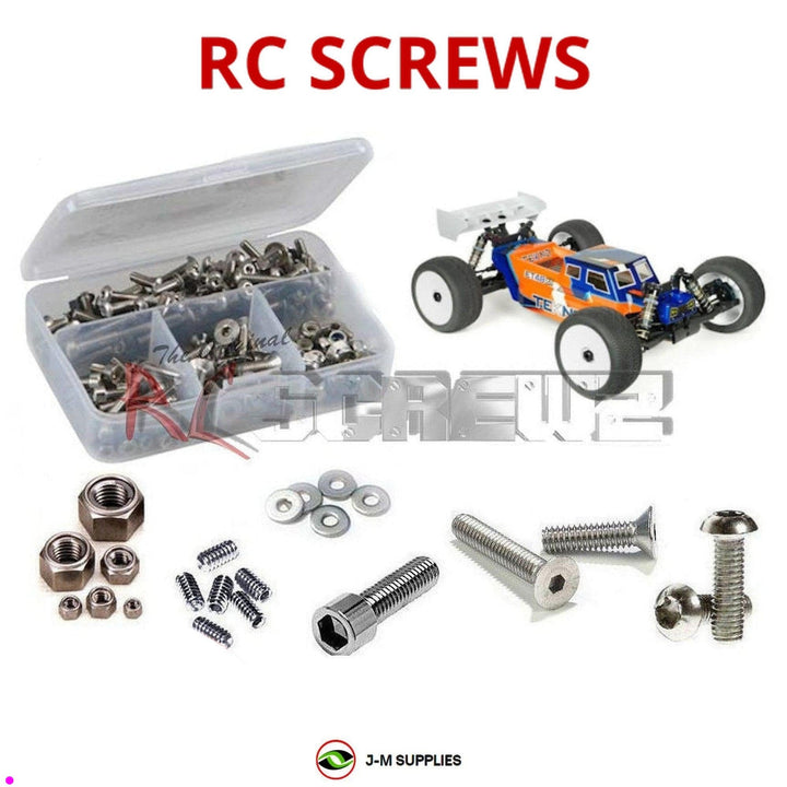 J-M SUPPLIES - RCScrewZ Stainless Screw Kit tek023 for Tekno RC ET48.2 2.0 1/8 Electric 4WD Truggy (#TKR9600) | PRO - tek023