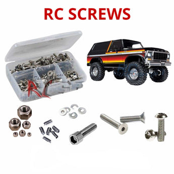 J-M SUPPLIES - RCScrewZ Stainless Screw Kit tra085 for Traxxas TRX-4 Bronco/Ranger 1/10 4X4 Truck (#82046-4) | RCX - 