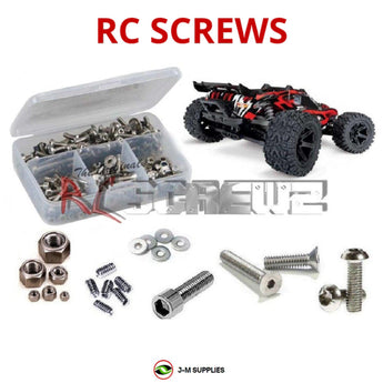 J-M SUPPLIES RC Parts Store - RCScrewZ Stainless Screw Kit tra087 for Traxxas Rustler 4x4 VXL 1/10 4WD Stadium (#67076-4) | SET
