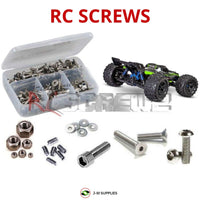 J-M SUPPLIES - RCScrewZ Stainless Screw Kit tra101 for Traxxas Sledge 1/8 4x4 VXL-6s Monster Truck (#95076-4) | PRO - 
