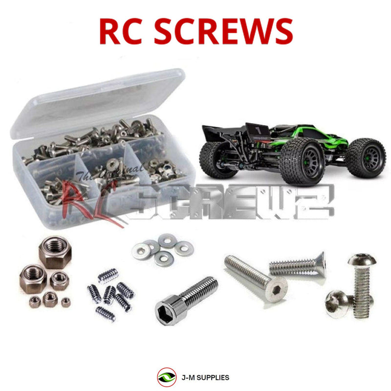 J-M SUPPLIES - RCScrewZ Stainless Screw Kit tra107 for Traxxas XRT 4WD 8S 1/6 Monster Race Truck (#78086-4) | RCX - 