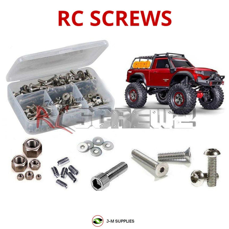 J-M SUPPLIES - RCScrewZ Stainless Screw Kit tra111 for Traxxas TRX-4 Sport High Trail 1/10 Truck (#82044-4) | PRO - 