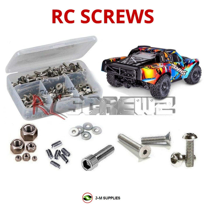 J-M SUPPLIES - RCScrewZ Stainless Screw Kit tra123 for Traxxas Maxx Slash 6S Short Course Truck (#102076-4) | SET - 