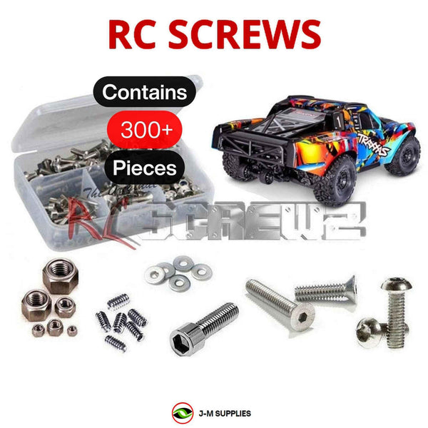 J-M SUPPLIES - RCScrewZ Stainless Screw Kit tra123 for Traxxas Maxx Slash 6S Short Course Truck (#102076-4) | PRO - 