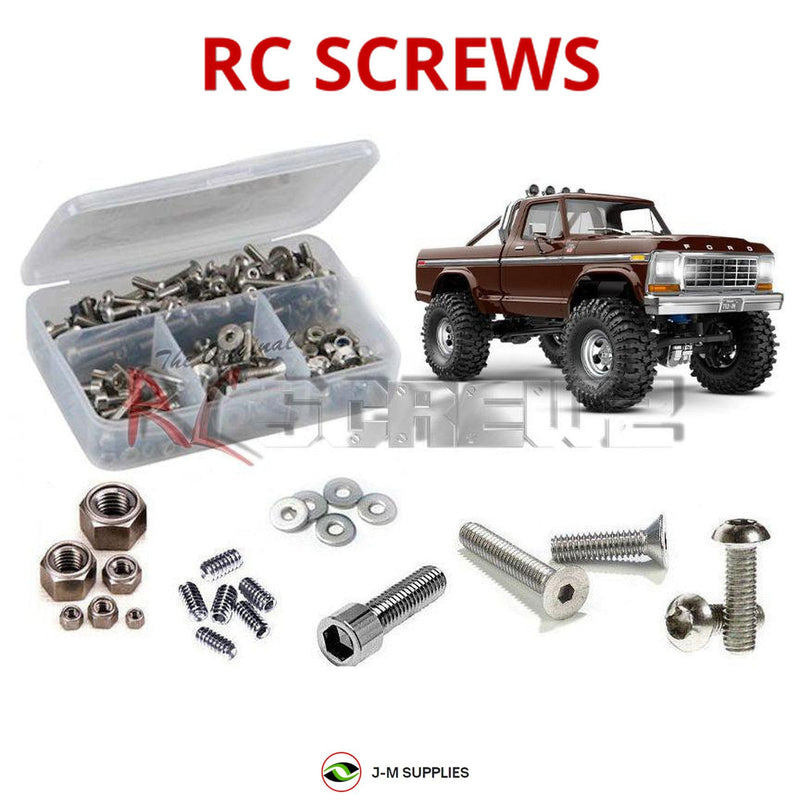 J-M SUPPLIES - RCScrewZ Stainless Screw Kit tra127 for Traxxas TRX4m F150 Ranger XLT 1/18 Crawler (#97044-1) | SET - 