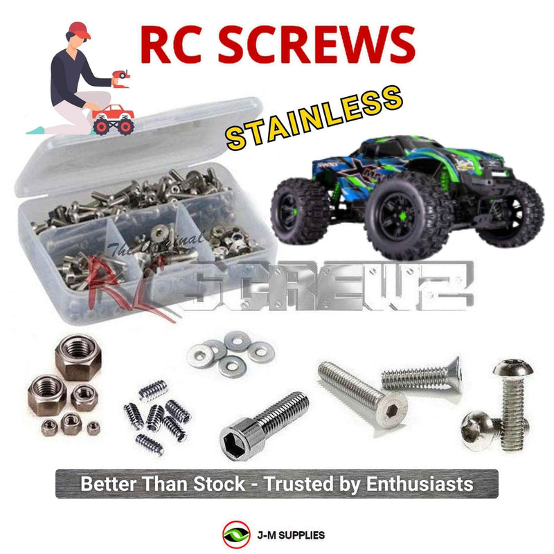 J-M SUPPLIES - RCScrewZ Stainless Screw Kit tra146 for Traxxas X-Maxx VXL-8s 4WD Belted 1/6 MT (#77096-4) | RCX - 
