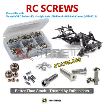 J-M SUPPLIES RC Parts Store - RCScrewZ Stainless Steel Screw Kit vanq006 for Vanquish Products VRD Builders Kit Straight Axle 1/10 Electric 4WD Competition Rock Crawler (VPS09016) | SET