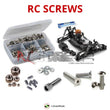 Representative image of an RCScrewZ stainless steel screw kit for Team XRAY XT8 2007 Truggy 1/8th #350200; exact kit contents vary by RC model.