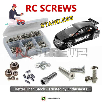 J-M SUPPLIES - RCScrewZ Stainless Screw Kit xra103 for XRAY T4F 1/10th FWD Electric Touring Car (#300200) | RCX - 
