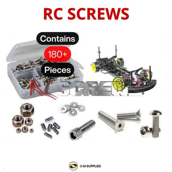 J-M SUPPLIES RC Parts Store - RCScrewZ Stainless Steel Screw Kit 3rac001 for 3Racing Sakura D3 CS 1/10 Electric AWD On-Road Drift Car | PRO