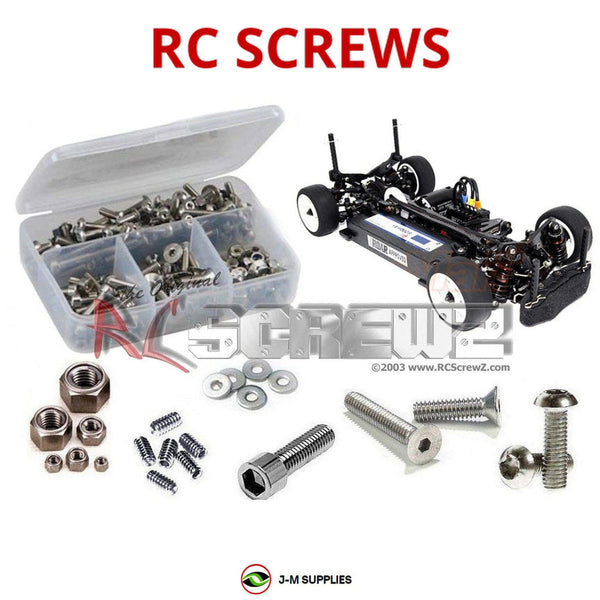 J-M SUPPLIES - RCScrewZ Stainless Steel Screw Kit 3rac006 for 3 Racing M4 Chassis/Pro 4wd RC Car | PRO - 